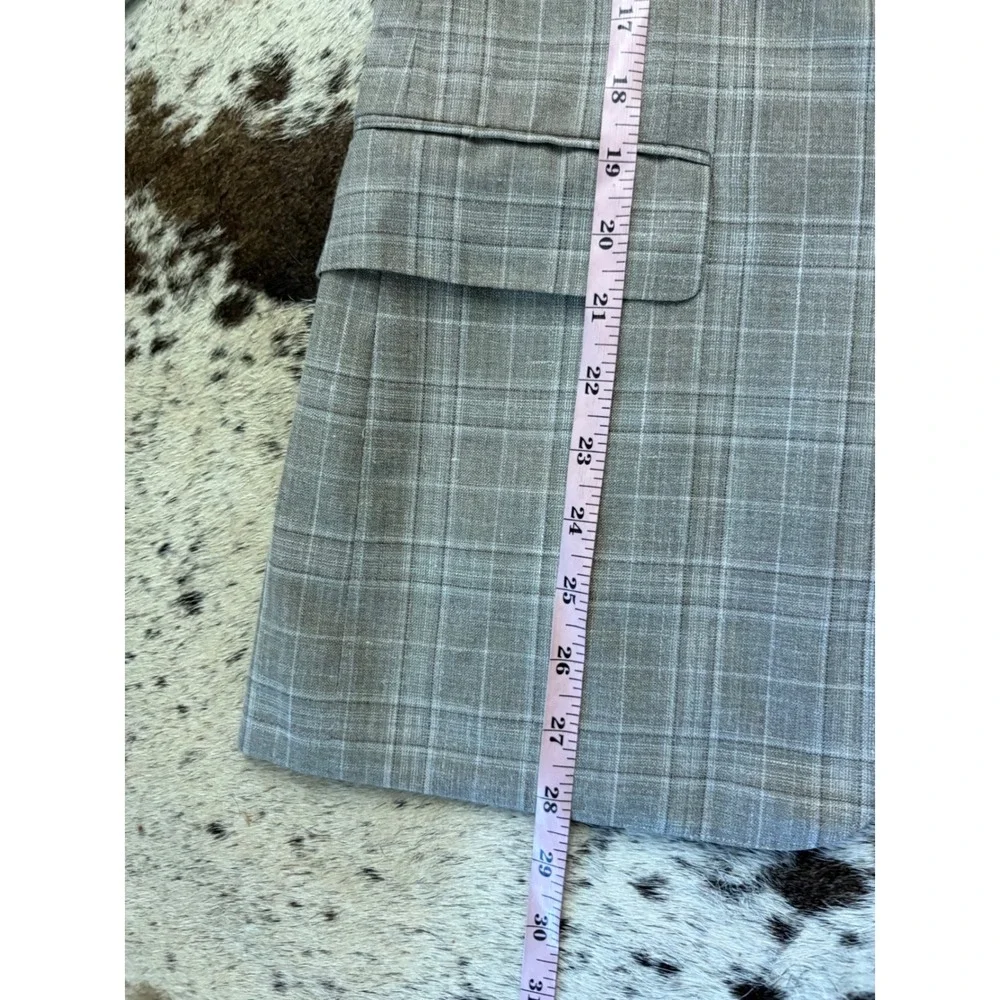 Canali Travel Plaid Blazer Mens Size 48 Wool Silk Linen Blend Sport Italy